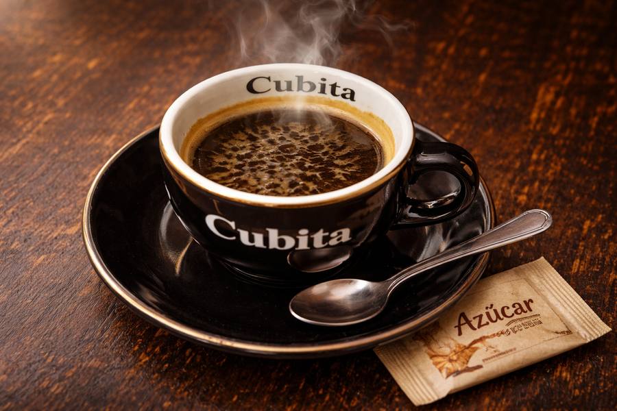 Café cubano recién colado