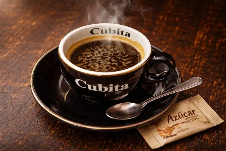 Café cubano recién colado